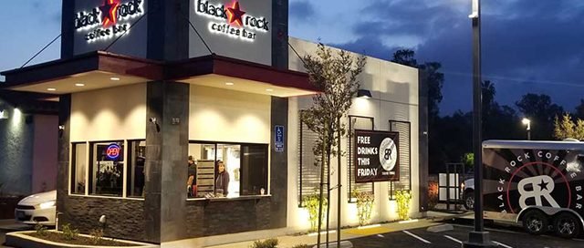 Marquee Letters for BlackRock Coffee