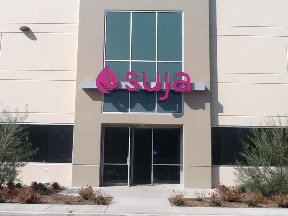 sign installation for Illuminated Sign for Suja
