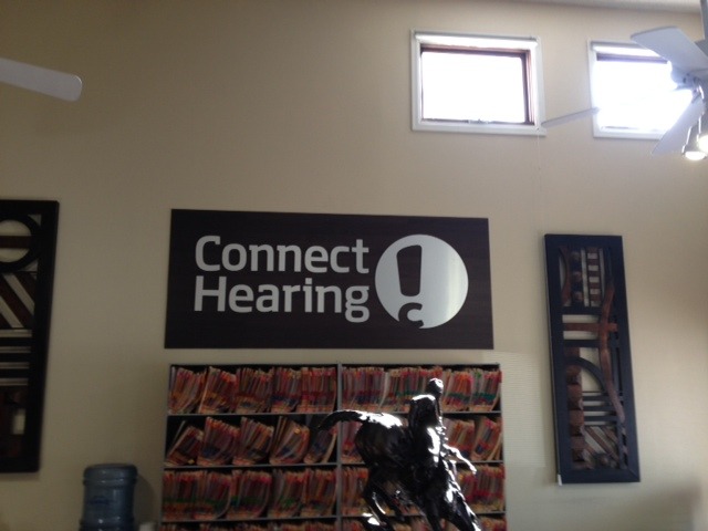 3D Letters - Lobby signs for Connect hearing