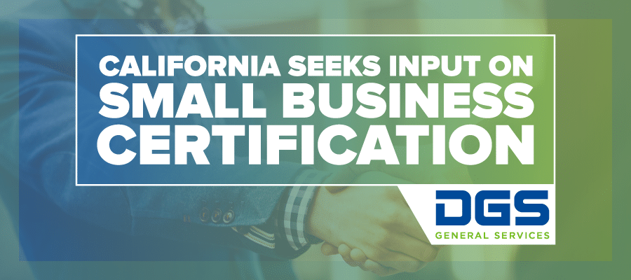 Signs for San Diego small business certification