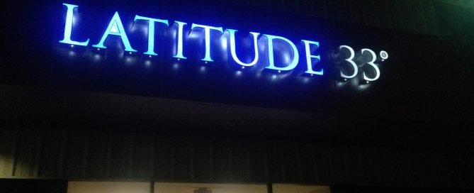 Airport Signage, Custom LED Sign, Channel Letter Set