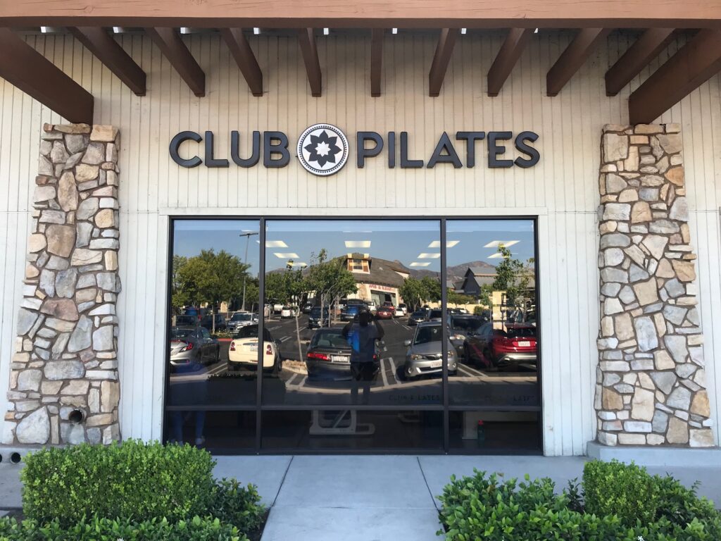 Illuminated signs in Poway a Channel Letter Set for Club Pilates