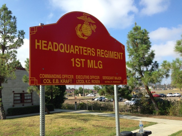 Example USMC Cammelback HQ 1st MLG copy