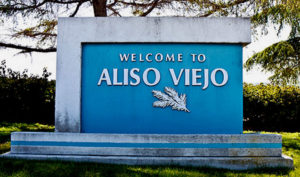 Aliso Viejo ca signs monument