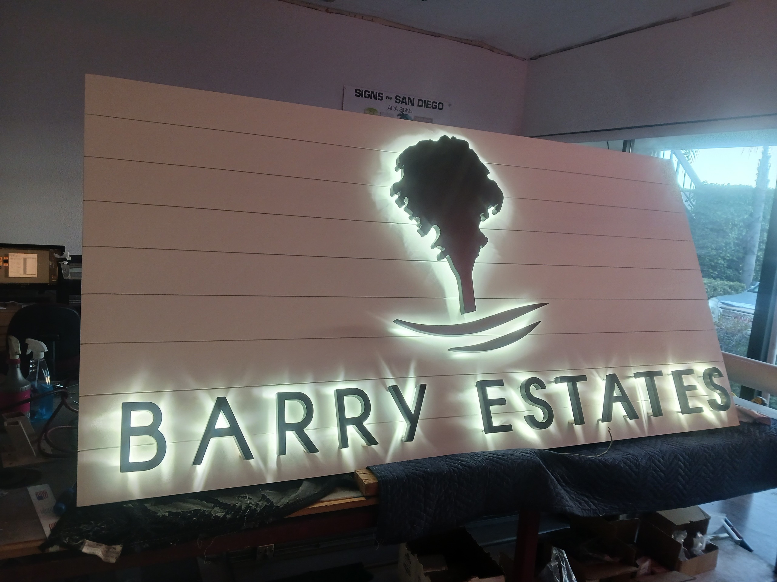 Lobby Sign Barry Estates 2