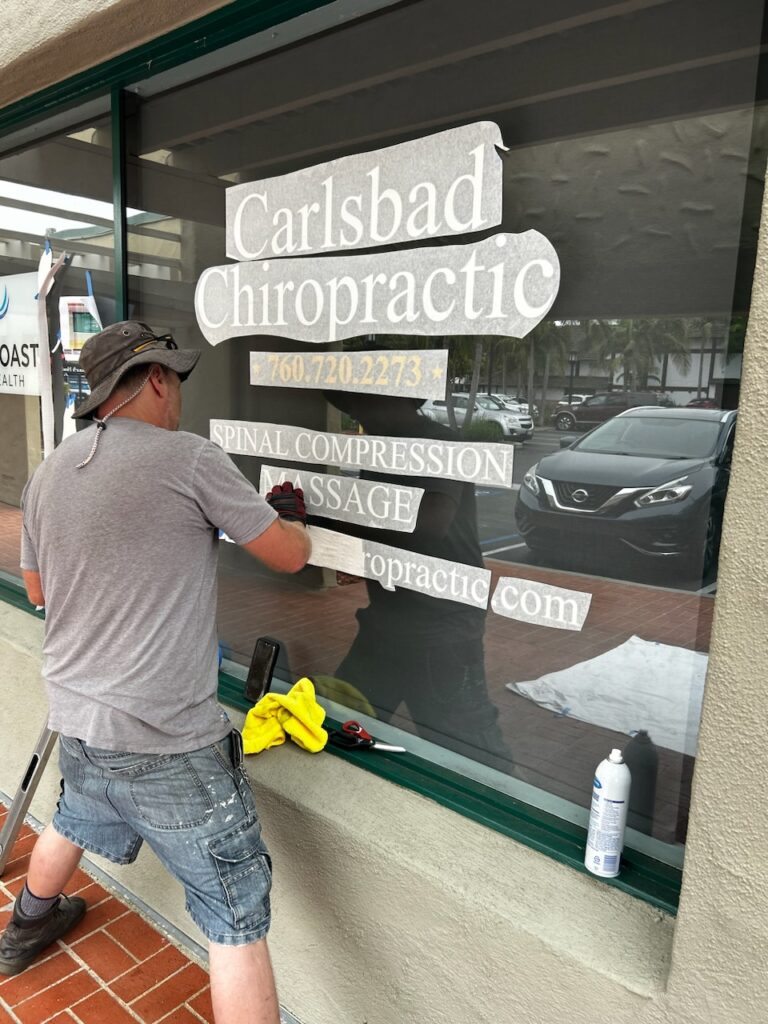 Carlsbad Chiropractic window apply 2